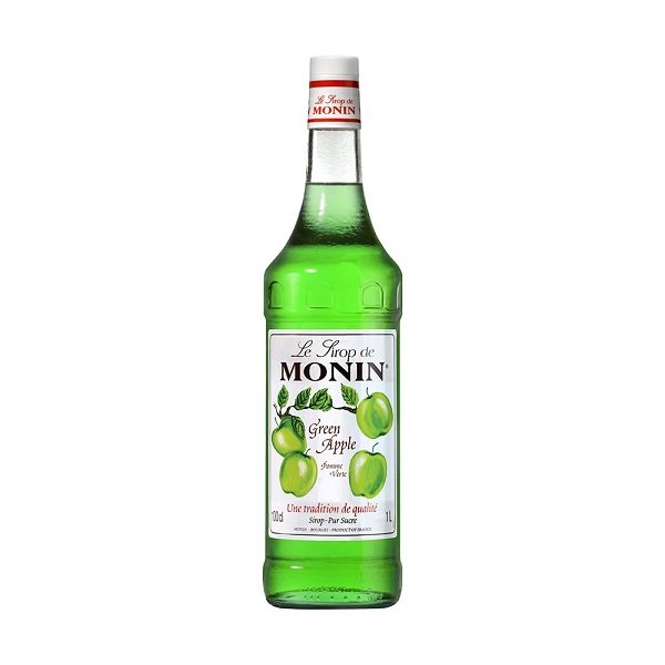 Monin -  Green Apple Syrup, 1 ltr