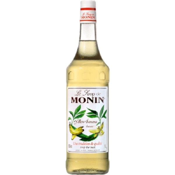 Monin - Yellow Banana Syrup, 1 ltr