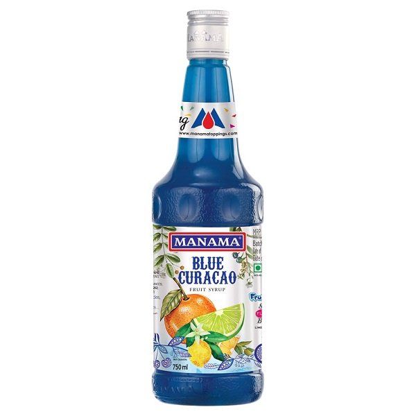 Manama Blue Curacao Syrup,750 Ml