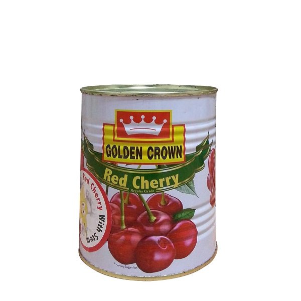 Golden Crown Red Cherry  with Stem, 850gm