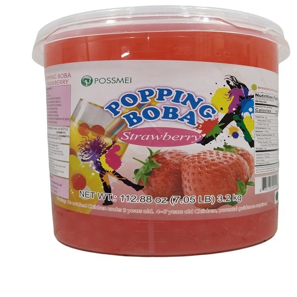 Strawberry Popping Boba,3.1kg