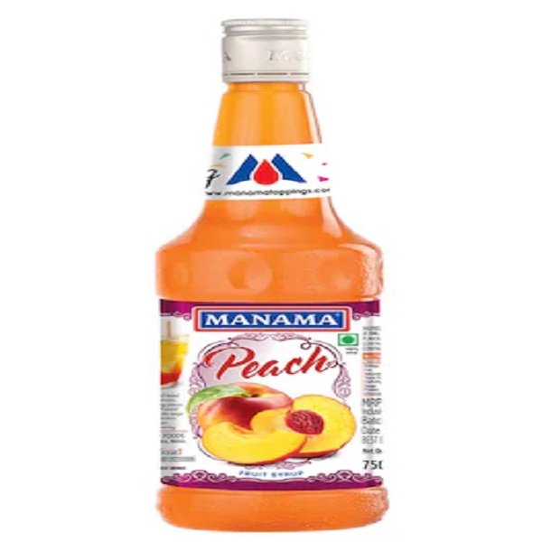 Manama Peach Syrup 750 Ml