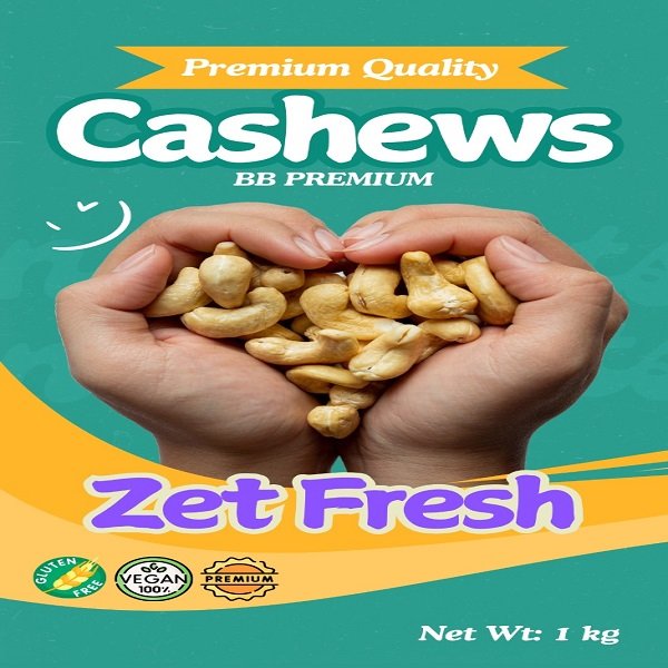 ZET FRESH Kaju Kani  BB Premium, 1kg
