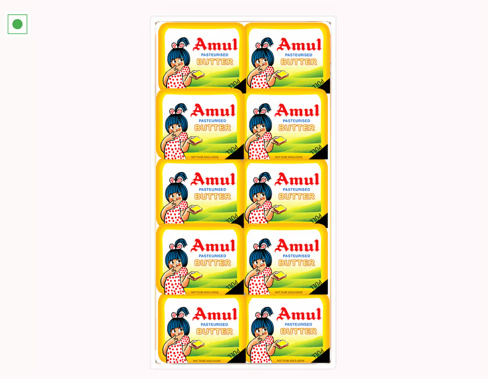 Amul Butter Blisters Chiplets (125 Units/Pack), 1 Kg
