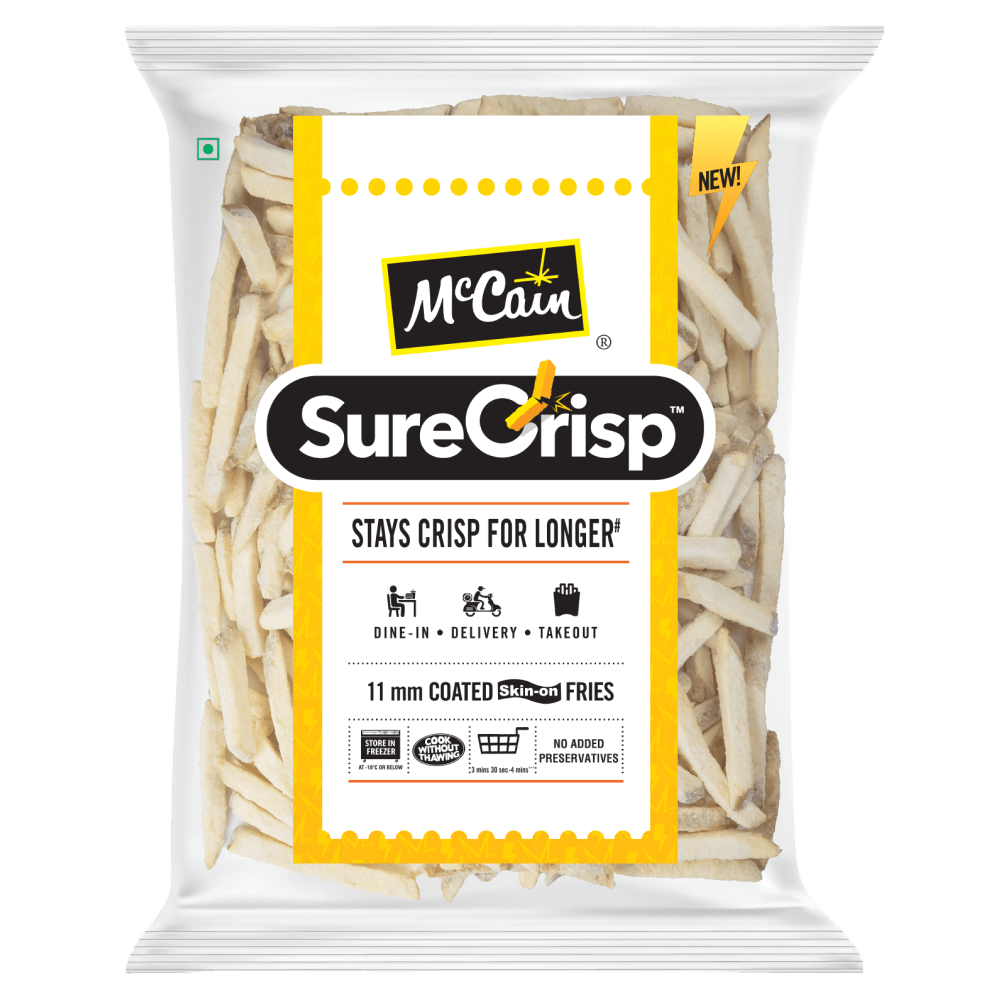 Mccain French fries sure crisp (11 mm coated skin on) , 3 kg