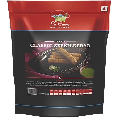 La Carne Chicken Seekh Kebabs, 960 gm