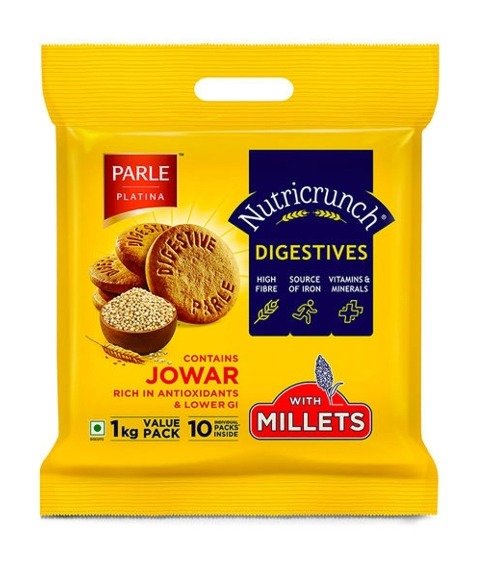 Parle Nutricrunch Digestive Cookies, 1 kg