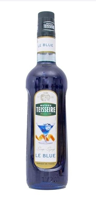 Mathieu Teisseire Blue Curacao Syrup, 1 ltr