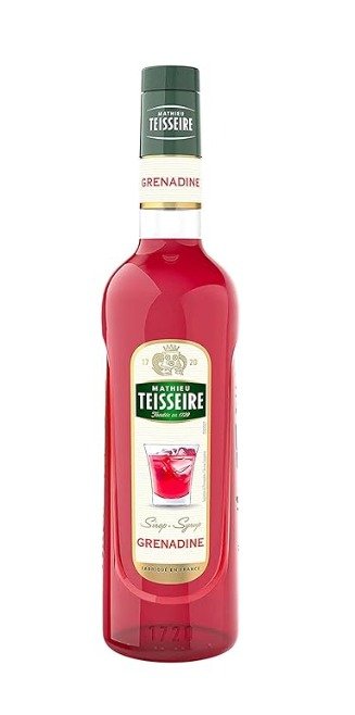 Mathieu Teisseire Grenadine Syrup, 1 ltr
