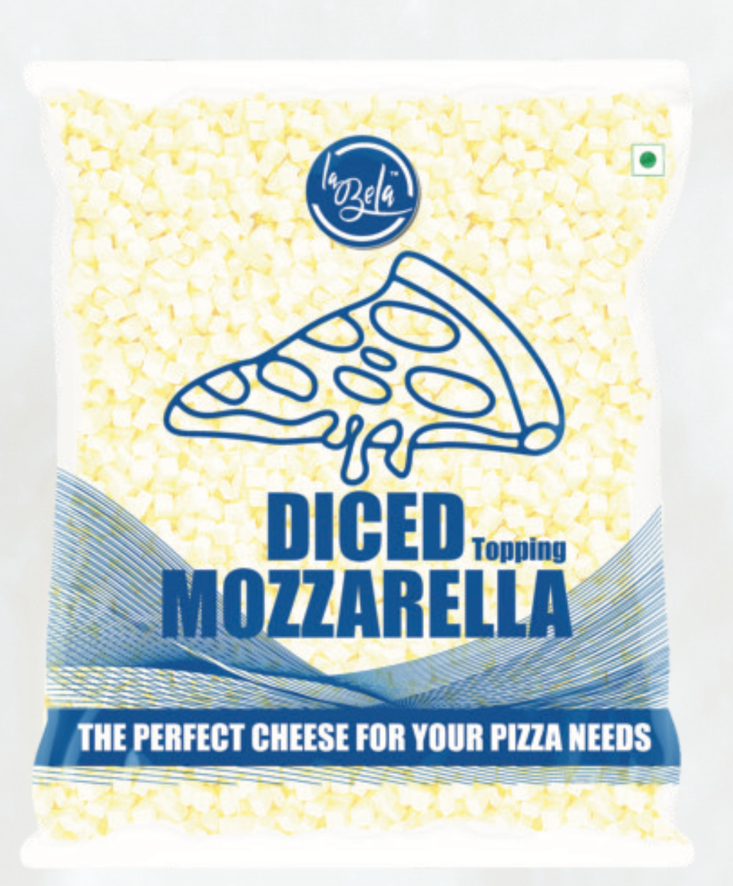 LaBela Diced Mozzerella Cheese, 1 kg