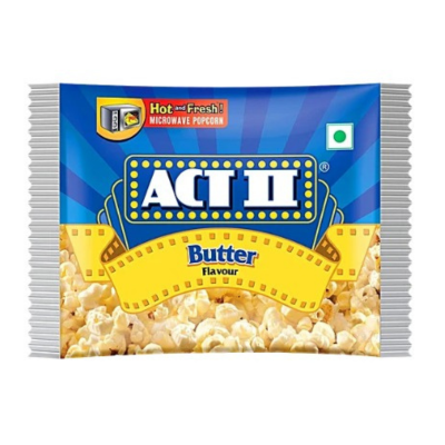 Act Ii  Butter + Natural Flavors Popcorn, 33 gm