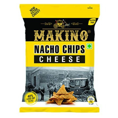 Makino Cheese Nacho Chips, 200 gm