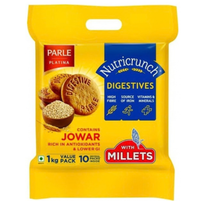 Parle Nutricrunch Digestive Cookies, 1 kg