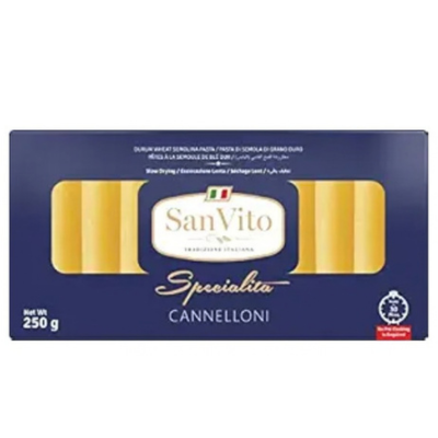 Sanvito cannelloni pasta, 250 gm