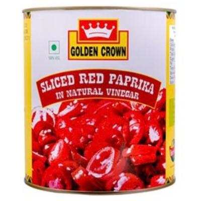 Golden Crown Red Paprika Sliced, 3.1 kg