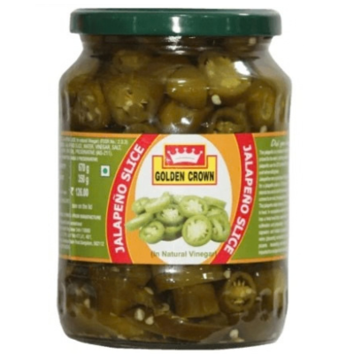 Golden Crown Jalapeno Slice, 670 gm