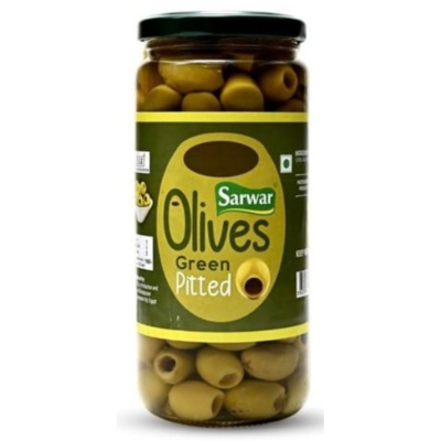 Sarwar Green Olive Pitted, 3.1 kg