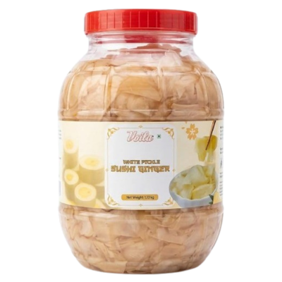 Voila White Pickled Sushi Ginger, 1.72 kg