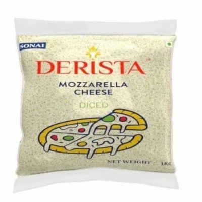 Derista Mozzerella Diced, 1 kg