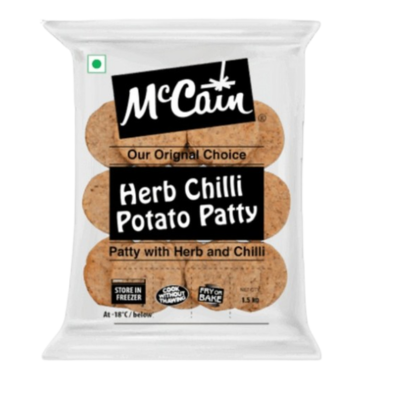 Mccain Herb Chilli Potato Patty, 1.5 kg
