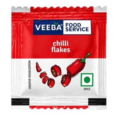 Veeba Chilli Flakes Sachet, 0.8 gm