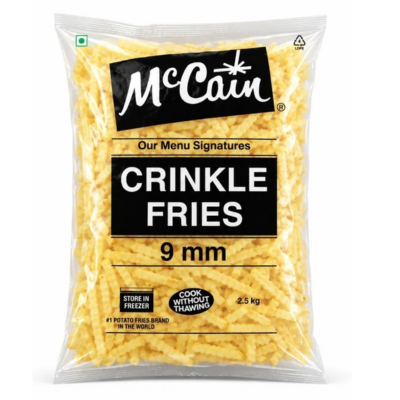 McCain Crinkle Cut 9mm, 2.5 kg
