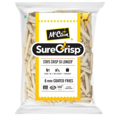 McCain Sure Crisp Fries 6 mm, 2.5 kg
