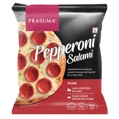 Prasuma Premium Chicken Pepperoni, 500 gm