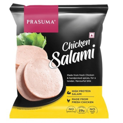 Prasuma Chicken Salami Plain, 500 gm