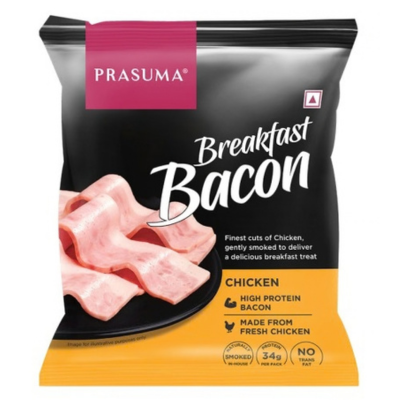 Prasuma Chicken Breakfast Bacon, 500 gm
