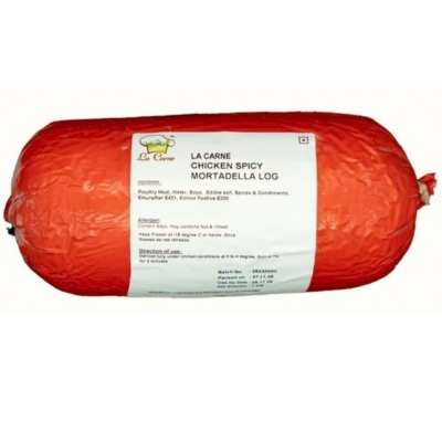 La Carne Chicken Spicy Mortadella Log, 1 kg