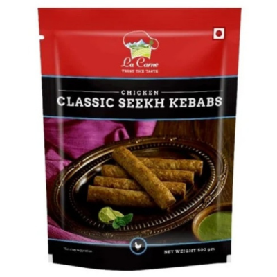 La Carne Chicken Seekh Kebabs, 960 gm