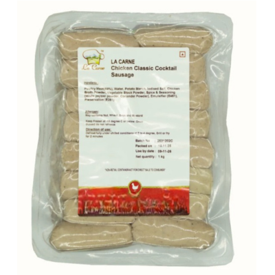 La Carne Chicken Cocktail Classic Sausages, 1 kg