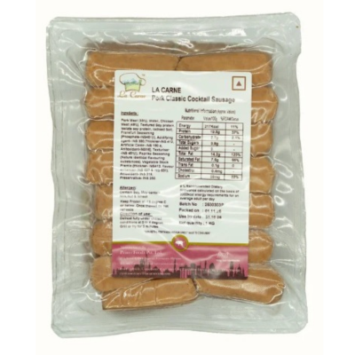 La Carne Pork Cocktail Classic Sausages, 1 kg