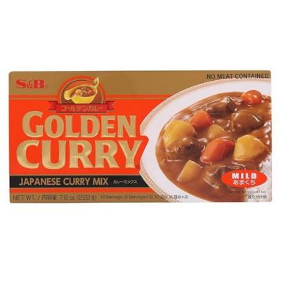 S&B Golden Curry Mild, 220 gm