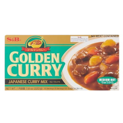 S&B Golden Curry Hot, 220 gm