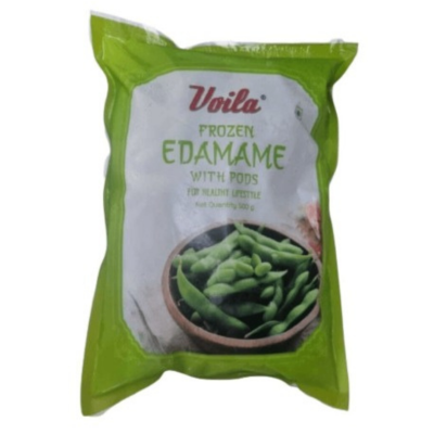 Voila Frozen Edamame with pods,  500 gm