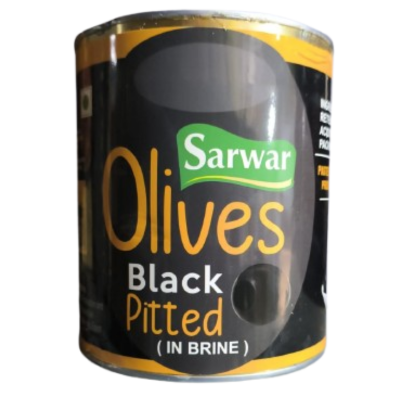 Sarwar Black Pitted Olives, 3.1 kg