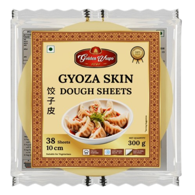 Golden Wrap Frozen Dough Sheets (For Gyoza) 100 mm, 300 gm