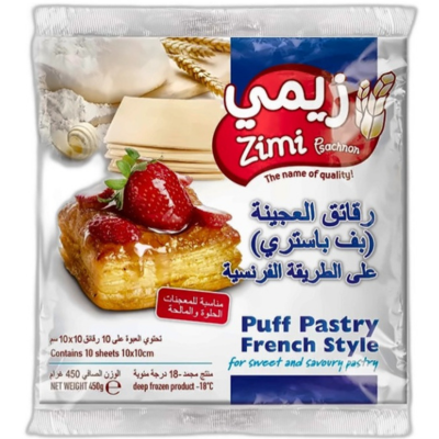 Zimi Puff Dough Sheet Square, 450 gm