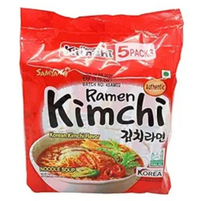 Samyang Buldak Noodle Kimchi Veg, 120 gm