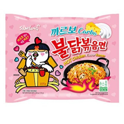 Samyang Toppoki Noodle Carbonara, 185 gm