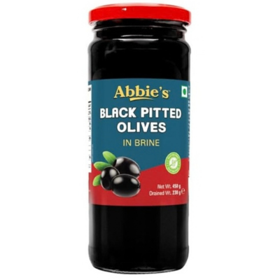 Abbie's Black Olive Pitted, 450 gm