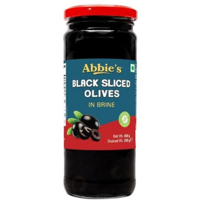 Abbie's Black Olive Sliced, 450 gm