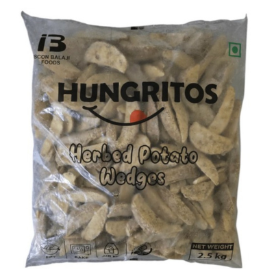 Hungritos Herbed Potato Wedges, 2.5 kg