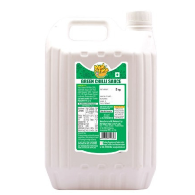 Meal Time Green Chilli Sauce, 5 kg