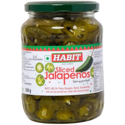 Habit Jalepeno Sliced, 680 gm