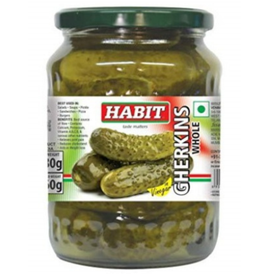 Habit Whole Gherkin, 680 gm