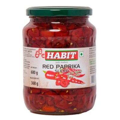 Habit Red Paprika Sliced, 680 gm